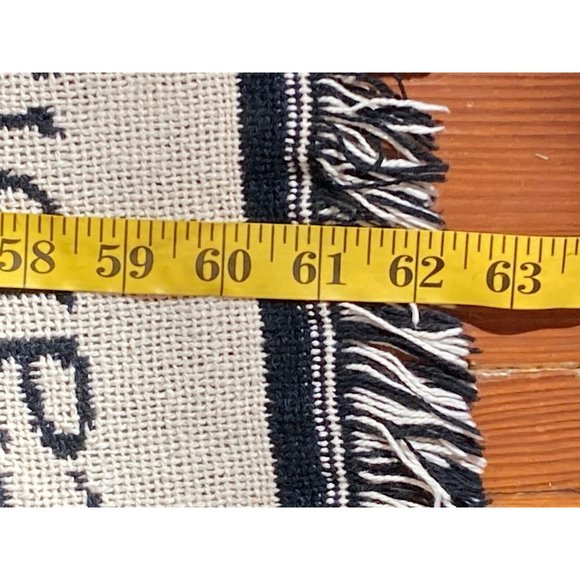 St. P'ius Veritas Catholic School Tapesty Fringe Blanket Providence Rhode Island - Picture 3 of 5